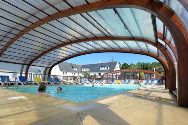 Carnac - Mobil Home - 5 Pers - 2 Ch - Camping Moulin De Kermaux 4* - Piscine Eksteriør billede